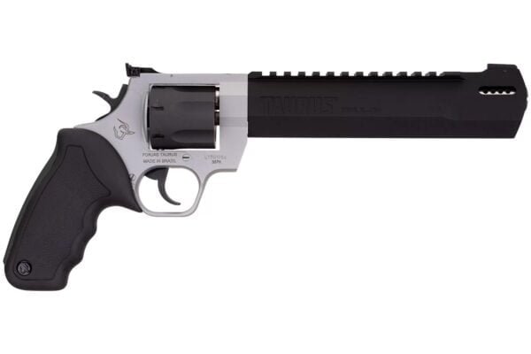 Taurus Raging Hunter Revolver - Two Tone | 357 Mag/38 Spl +P | 8.3" Barrel | 7rd | Rubber Grip | Picatinny Rail