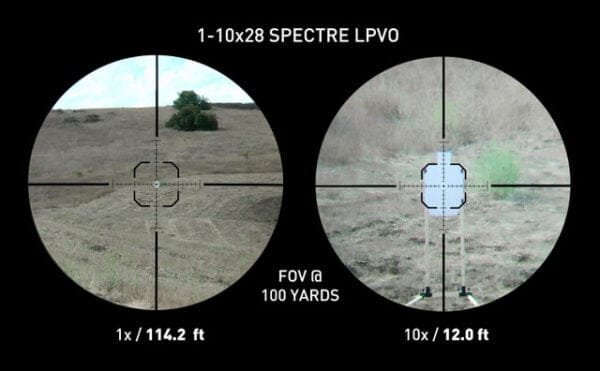 Spectre 1-10x28 SFP LPVO Rifle Scope - Image 7