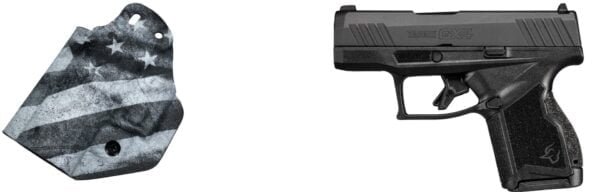 Taurus GX4 Micro-Compact Pistol - Black | 9mm | 3.0" Barrel | 10rd | w/ BW MFT Flag Holster