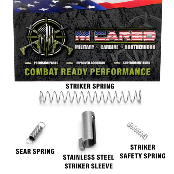 M*CARBO Springfield Hellcat Trigger Spring Kit & Stainless-Steel Striker Sleeve