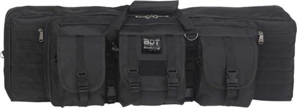 BULLDOG 43" SINGLE TACTICAL CS - 3 LARGE ACCESS POCKETS BLACK