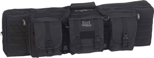 BULLDOG 47" SINGLE TACTICAL CS - 3 LARGE ACCESS POCKETS BLACK