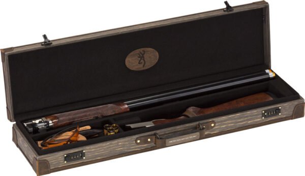 BROWNING LUGGAGE CASE O/U & BT - TO 32" DARK MADERA WOOD GRAIN