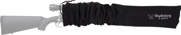 BULLDOG GUN SOCK 52"X6" BLACK - OVERSIZED SCOPED RIFLE