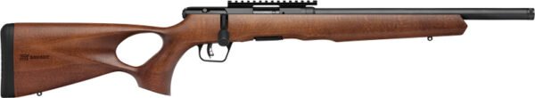 SAVAGE B22 TIMBER THUMBHOLE - 22LR 18" 10RD BLUED/WOOD