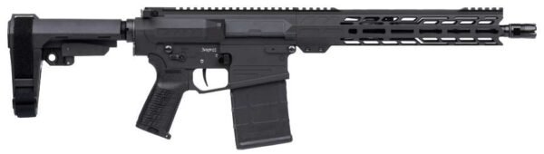 CMMG PISTOL, BANSHEE, MK3 8.6 BLACK OUT 12.5" ARMOR BLK W/ADJ RIP BRACE