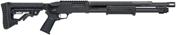 MOSSBERG 590R TACTICAL 12G SHOTGUN 18.5" BREACHER BBL MOE GRIP, 5 POSITION STOCK, 6+1