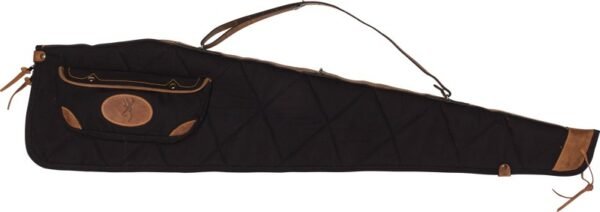 BROWNING LONA CANVAS GUN CASE - 48" SCOPED BLACK/BROWN TRIM