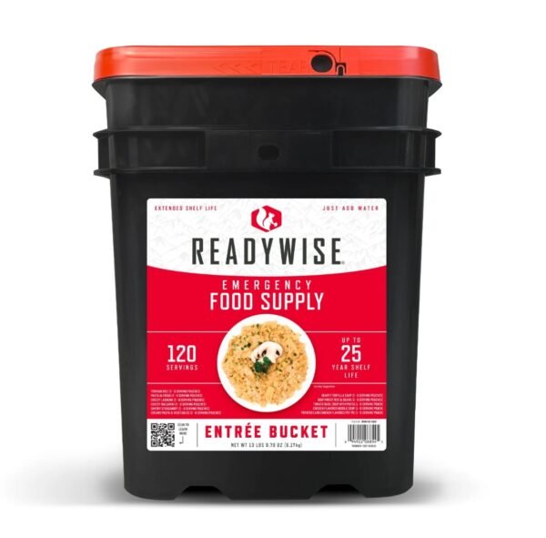 ReadyWise 120 Serving Entrée Only Grab and Go Bucket