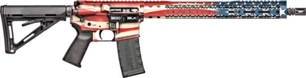 BLACK RAIN SPEC+ PATRIOT RIFLE - 300BLK 16" AMERICAN FLAG 30RD