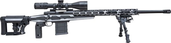 HOWA FLAG CHASSIS MDT W/ BIPOD - GRAYSCALE 308WIN 24" THREADED