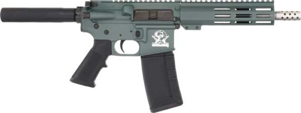 GLFA AR15 PISTOL 223 WYLDE - 7.5" SS. BBL. CHARCOAL GREEN