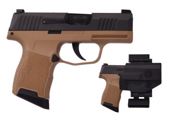 SIG SAUER P365 9MM BK/FDE 10+1 PCK OR  #