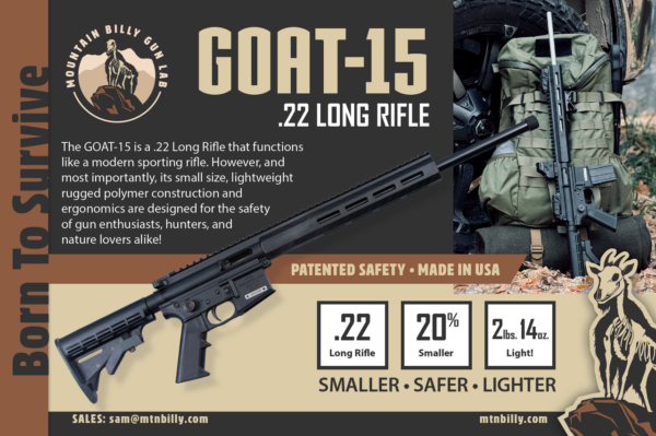 GOAT-15 HELIUM .22LR Rifle - Image 3