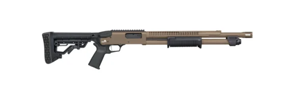 MOSSBERG 509R CERAKOTE 12G 3" SHOTGUN 18.5" STANDOFF W/ H.S., PIC RAIL, FDE 6+1RD