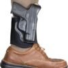 DESANTIS DIEHARD ANKLE HOLSTER - RH LEATHER FITS GLOCK 43 BLACK