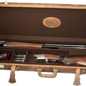 Alternative view of BROWNING LUGGAGE CASE O/U TO - 34" BBL DISTRESSED LEATHR BRN