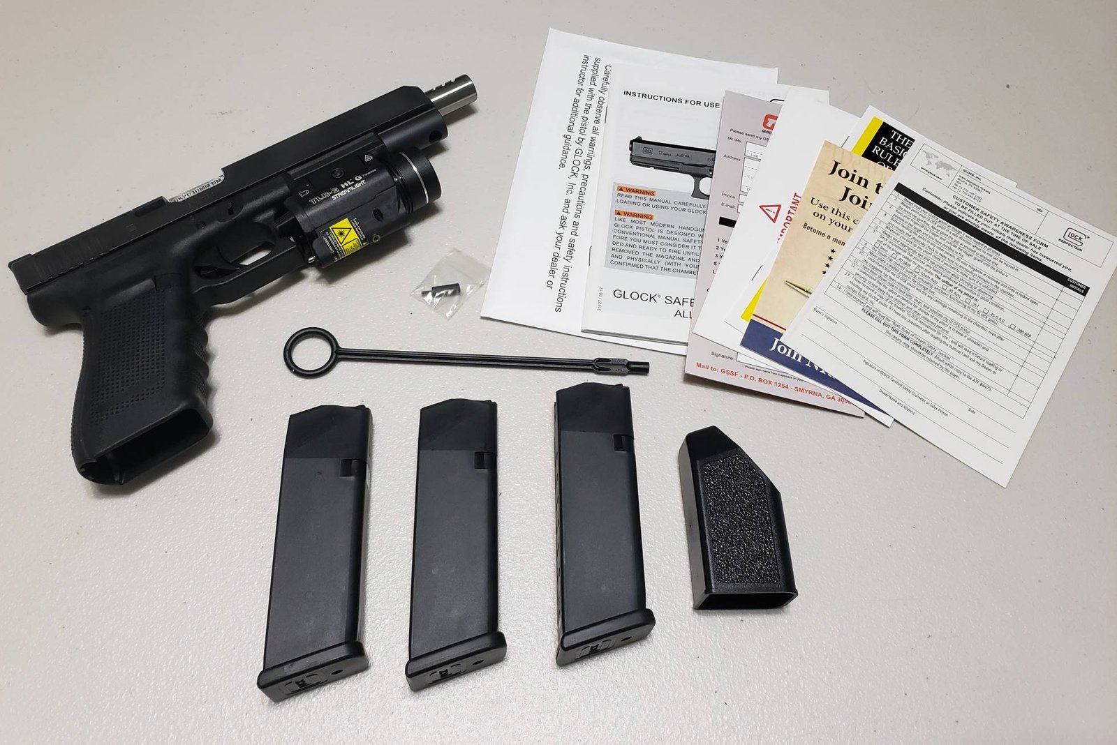 USED - Glock G40 Gen4 MOS / 10MM  / 7 Inch Ported Match Barrel / Streamlight with Green Laser - Image 10
