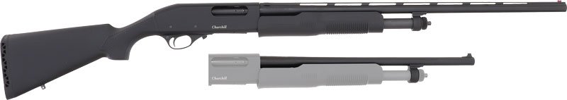 AKKAR 620 PUMP 20GA COMBO - 26" & 18.5" POLYMER STOCK - Image 3