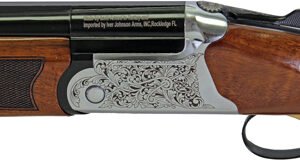 Alternative view of IVER JOHNSON 600 O/U 12GA 3" - 30"VR SILVER WALNUT EJECTORS