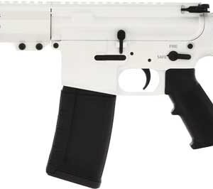 Alternative view of GLFA AR15 PISTOL 223 WYLDE - 7.5" NITRIDE BBL WHITE
