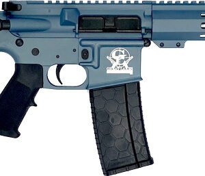 Alternative view of GLFA AR15 PISTOL 223 WYLDE - 7.5" STAINLESS BBL BLUE