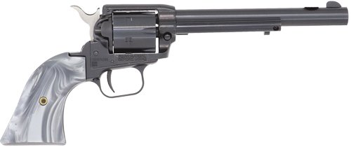 HERITAGE 22LR 6" FS BLUED - GRAY PEARL GRIPS