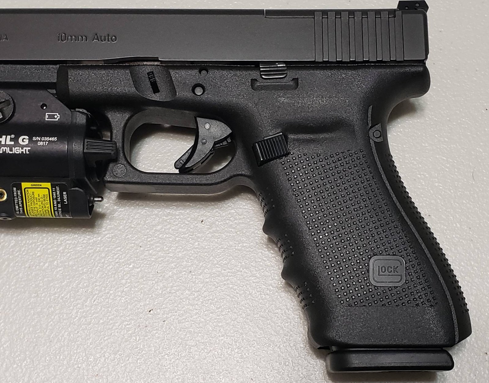 USED - Glock G40 Gen4 MOS / 10MM  / 7 Inch Ported Match Barrel / Streamlight with Green Laser - Image 6