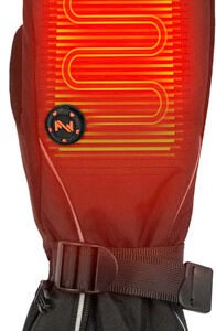 MOBILE WARMING UNISEX STORM - HEATED MITTEN BLACK LARGE