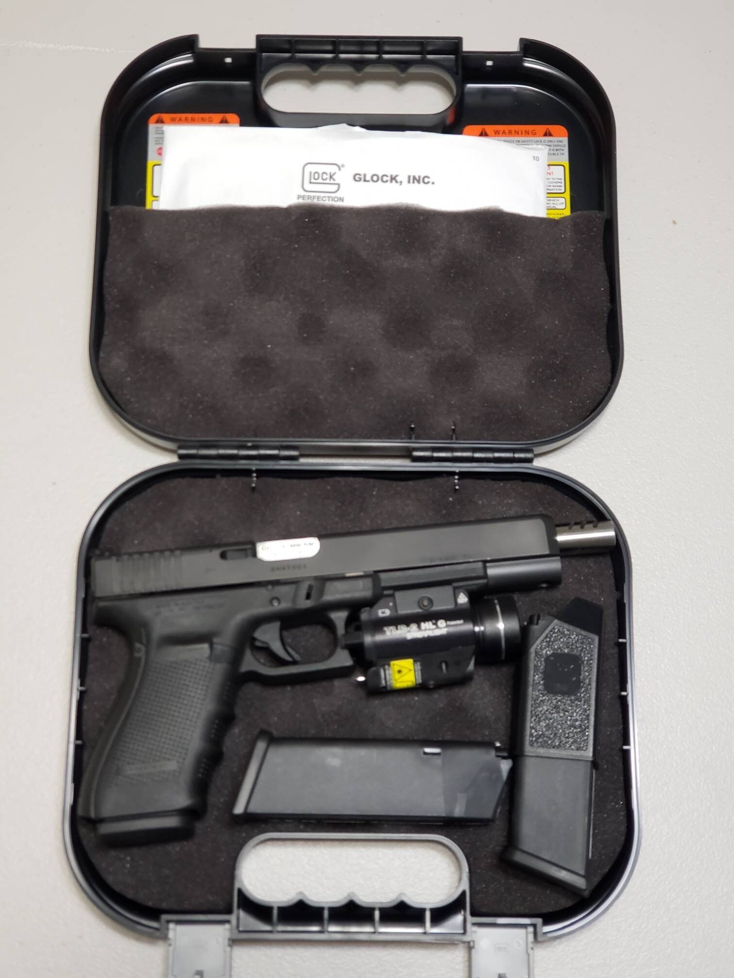 USED - Glock G40 Gen4 MOS / 10MM  / 7 Inch Ported Match Barrel / Streamlight with Green Laser - Image 11