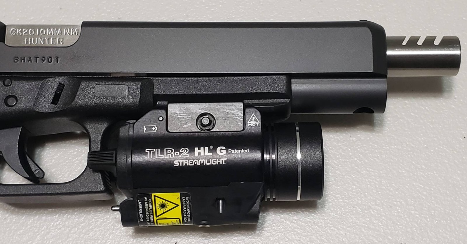 USED - Glock G40 Gen4 MOS / 10MM  / 7 Inch Ported Match Barrel / Streamlight with Green Laser - Image 3