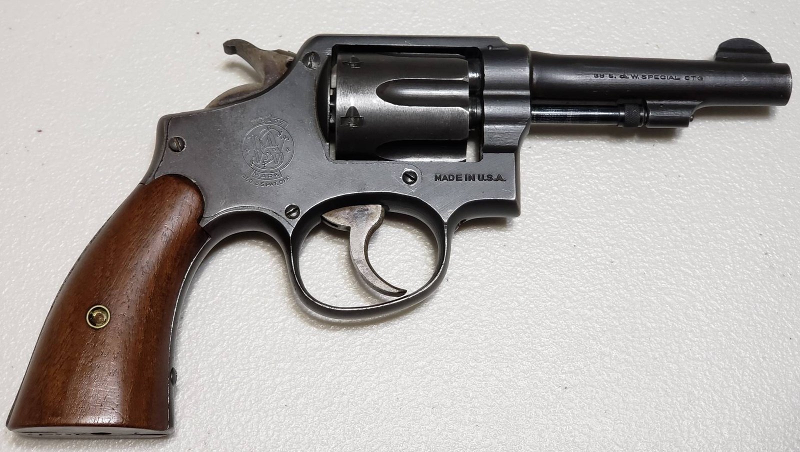 USED - Smith & Wesson Victory Revolver / 38 S&W Special CTG / 4 Inch Barrel