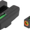 TRUGLO SIGHT SET FOR GLOCK HI - TFX PRO GREEN/ORANGE OUTLINE