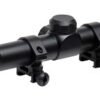 TRUGLO SCOPE TRUSHOT 3-9X40MM - DUPLEX W/WEAVER RINGS BLACK