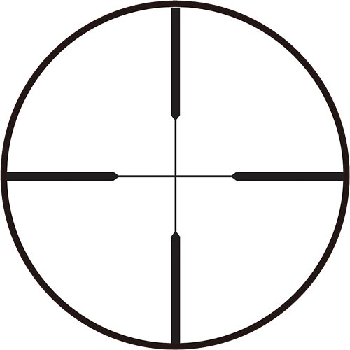 TRUGLO SCOPE TRUSHOT 3-9X40MM - DUPLEX W/WEAVER RINGS BLACK - Image 2