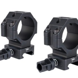SCOPE RINGS W/ Q-LOC - BLACK, TALL, FITS 34MM TUBES, 1.3"H