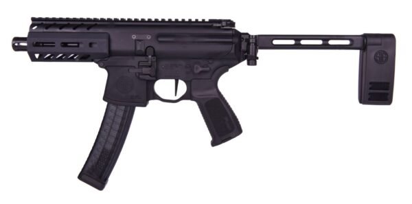 SIG SAUER MPX 9MM PSTL 4.5" BLK SA, PCB, MLOK, 1-35RD MAG