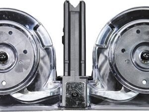 Alternative view of IVER JOHNSON MAGAZINE AR15 - 223 100RD DRUM BLK/CLEAR POLY