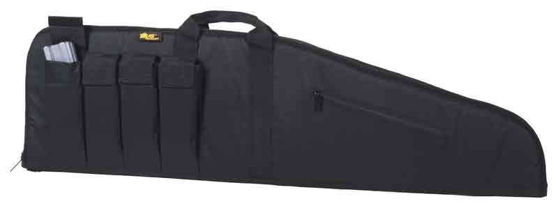 Alternative view of US PEACEKEEPER 45" MSR CASE BL - 4 MAG POUCHES 600 DENIER BLACK